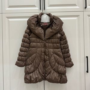 [SOLD] Mid-Length Winter Jacket in Bronze (L, fits like S)
